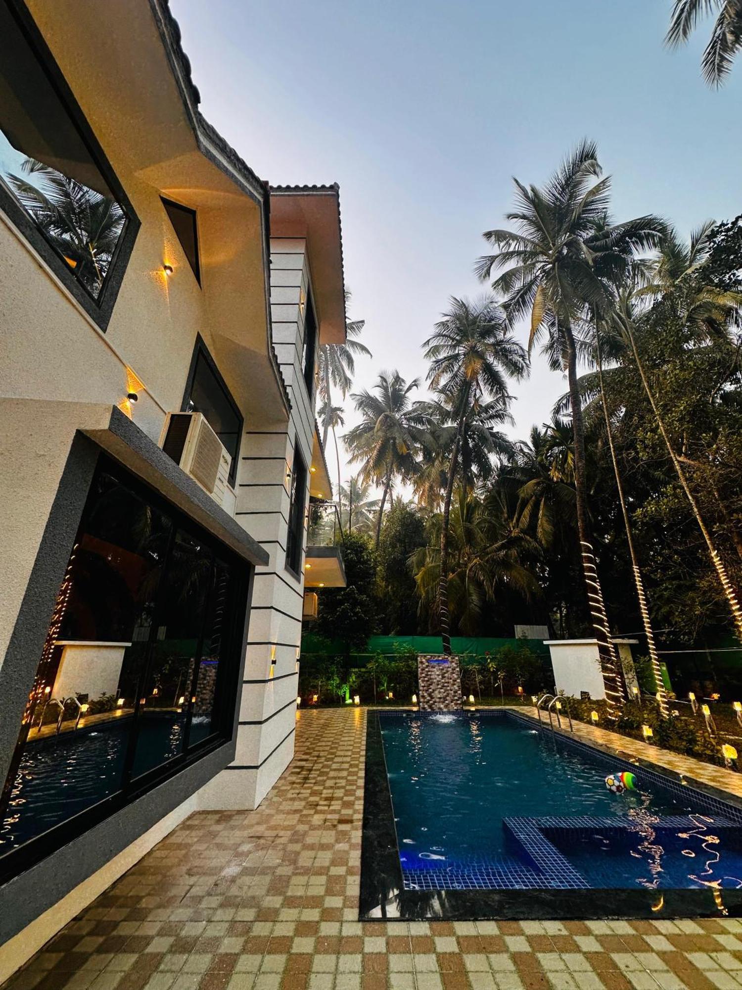 Seas The Day Luxurious 5Bhk Villa 2Min From Awas Beach With Huge Private Pool Алибаг Экстерьер фото