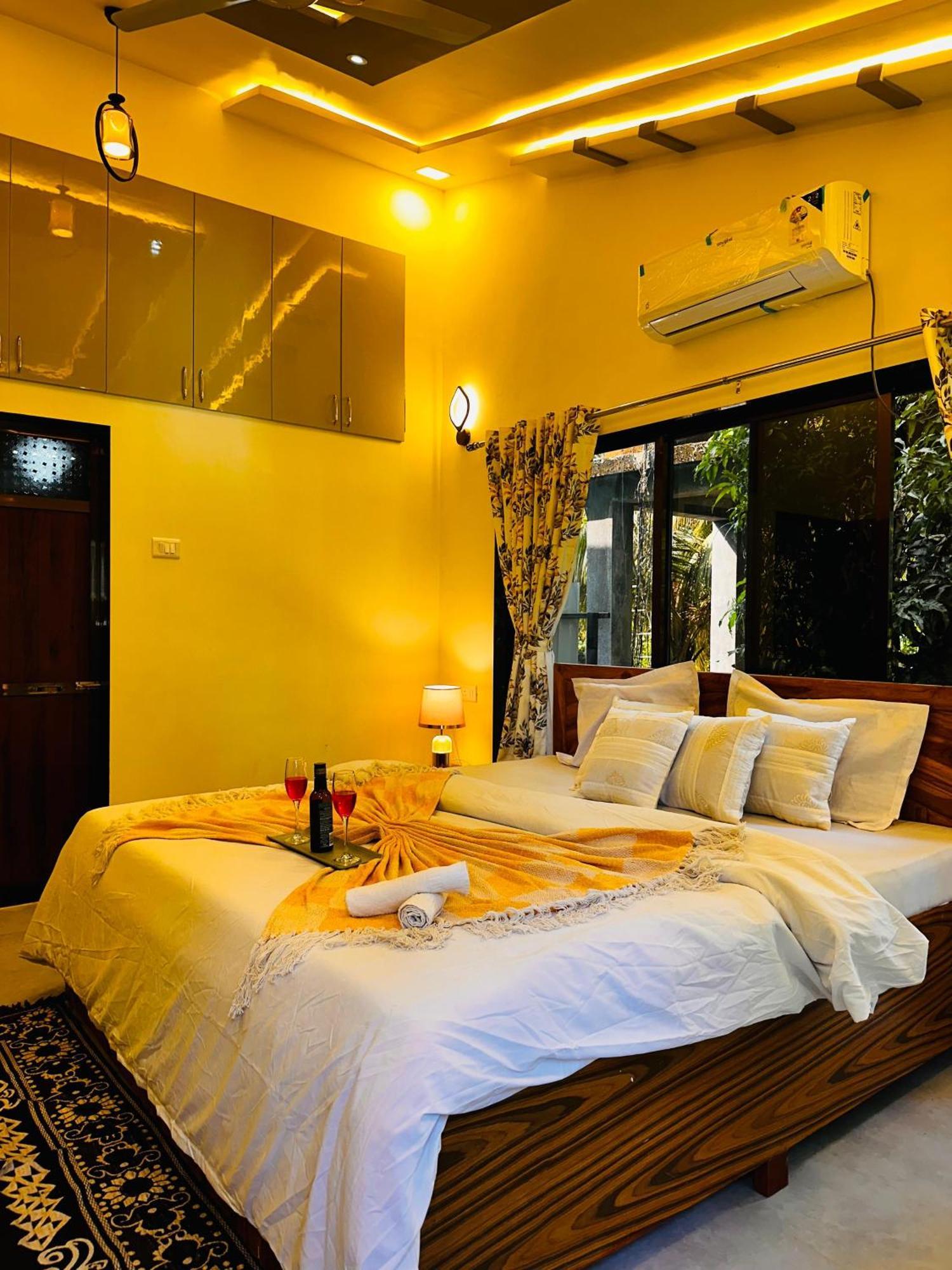 Seas The Day Luxurious 5Bhk Villa 2Min From Awas Beach With Huge Private Pool Алибаг Экстерьер фото