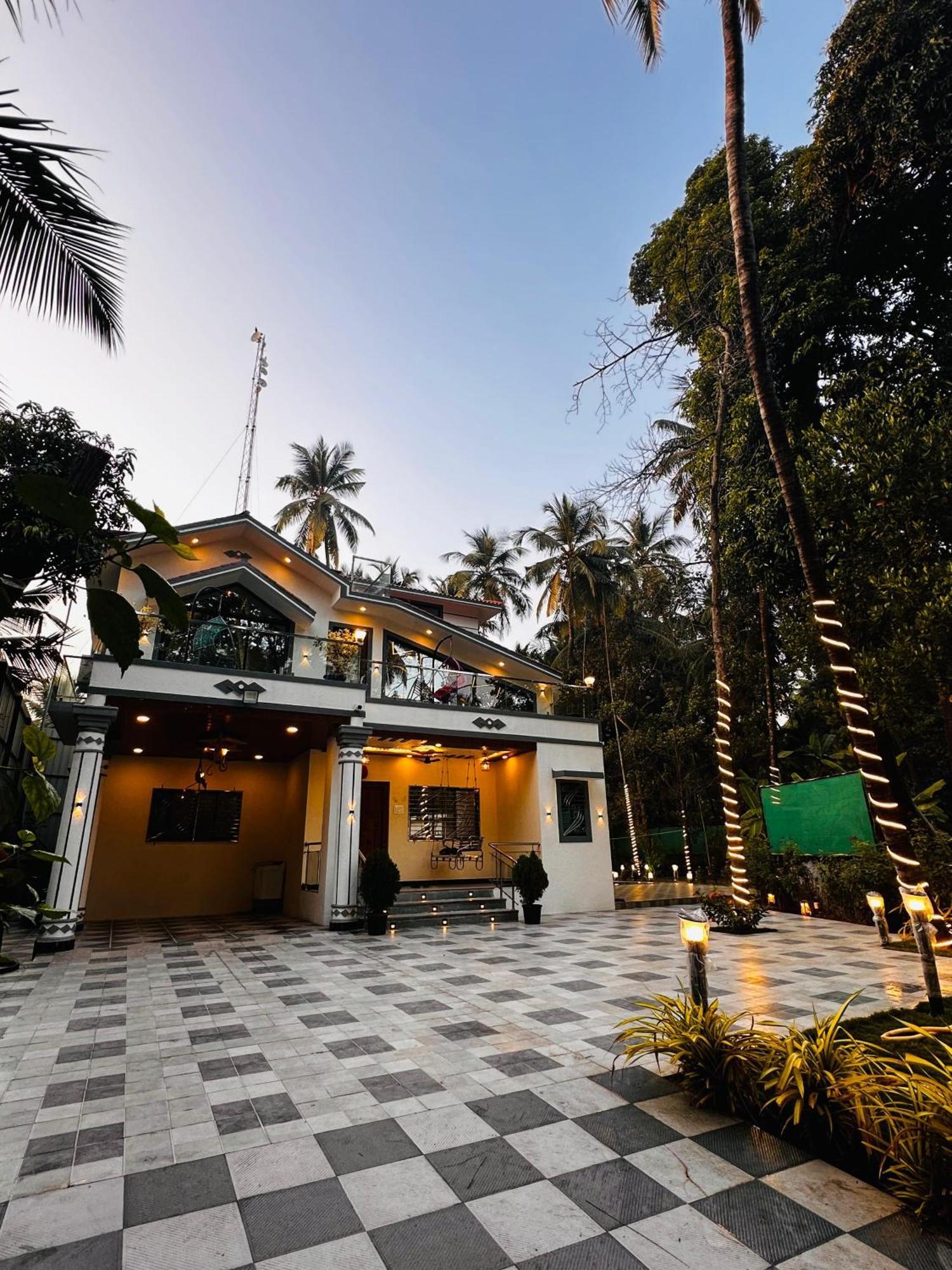 Seas The Day Luxurious 5Bhk Villa 2Min From Awas Beach With Huge Private Pool Алибаг Экстерьер фото