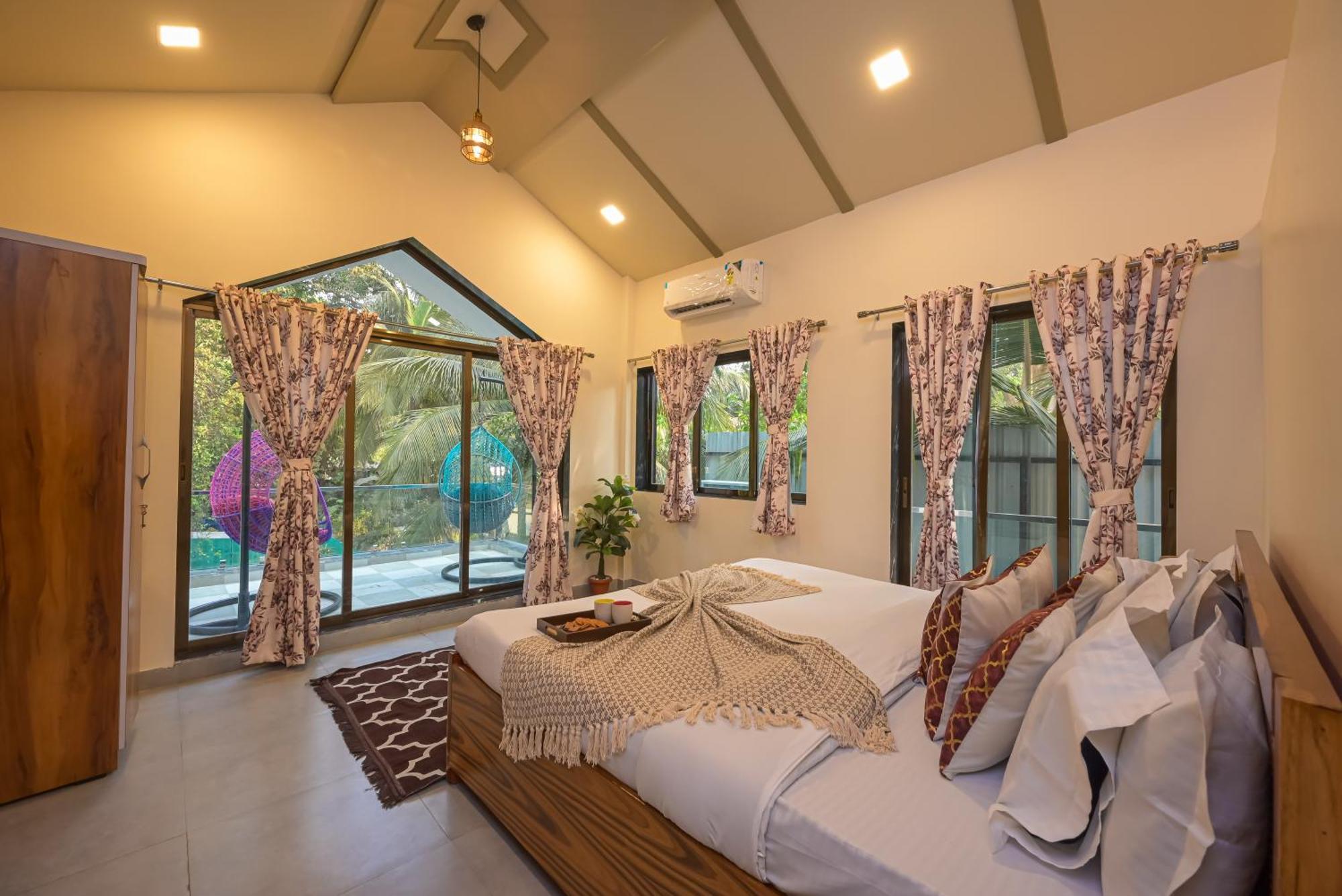 Seas The Day Luxurious 5Bhk Villa 2Min From Awas Beach With Huge Private Pool Алибаг Экстерьер фото