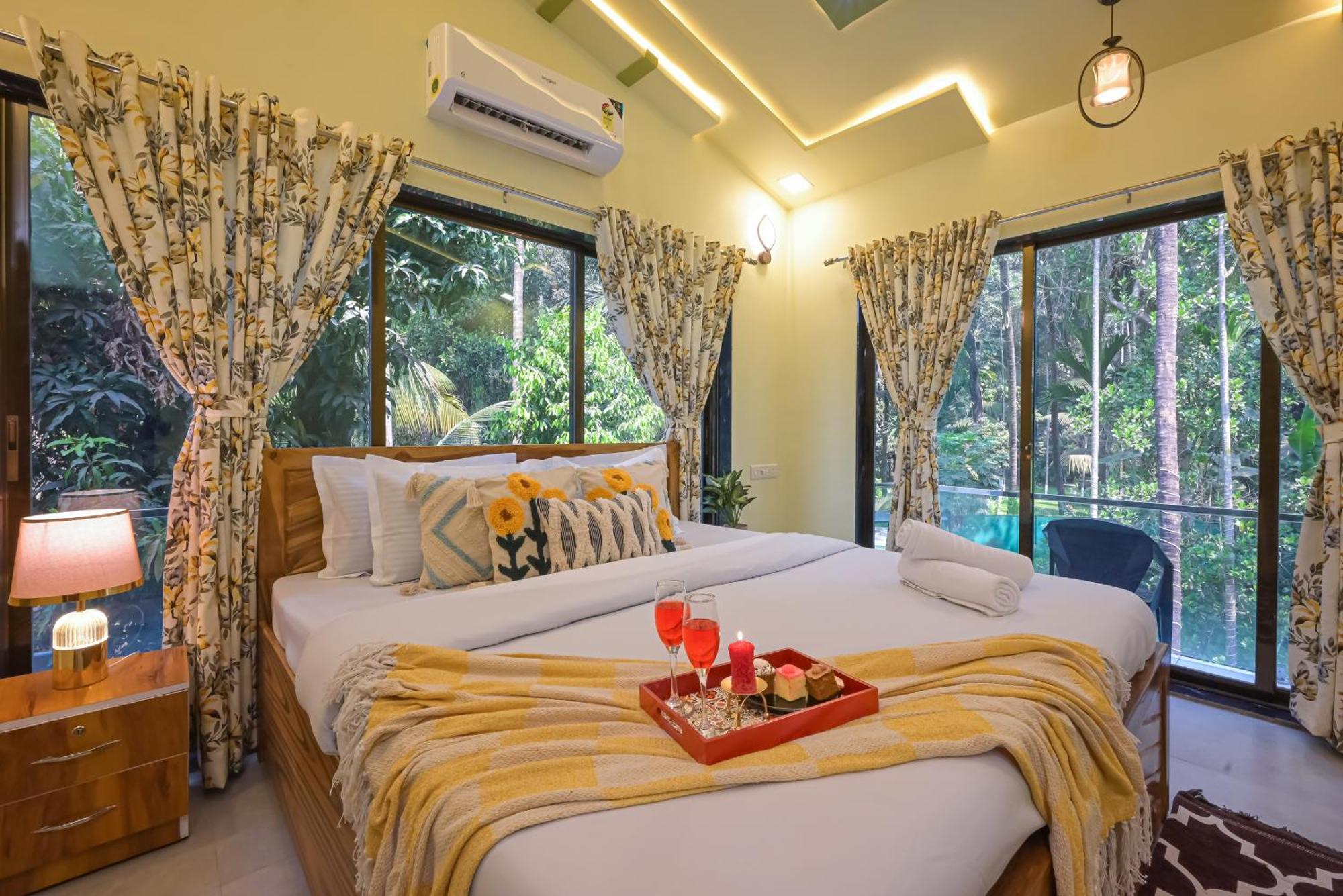 Seas The Day Luxurious 5Bhk Villa 2Min From Awas Beach With Huge Private Pool Алибаг Экстерьер фото