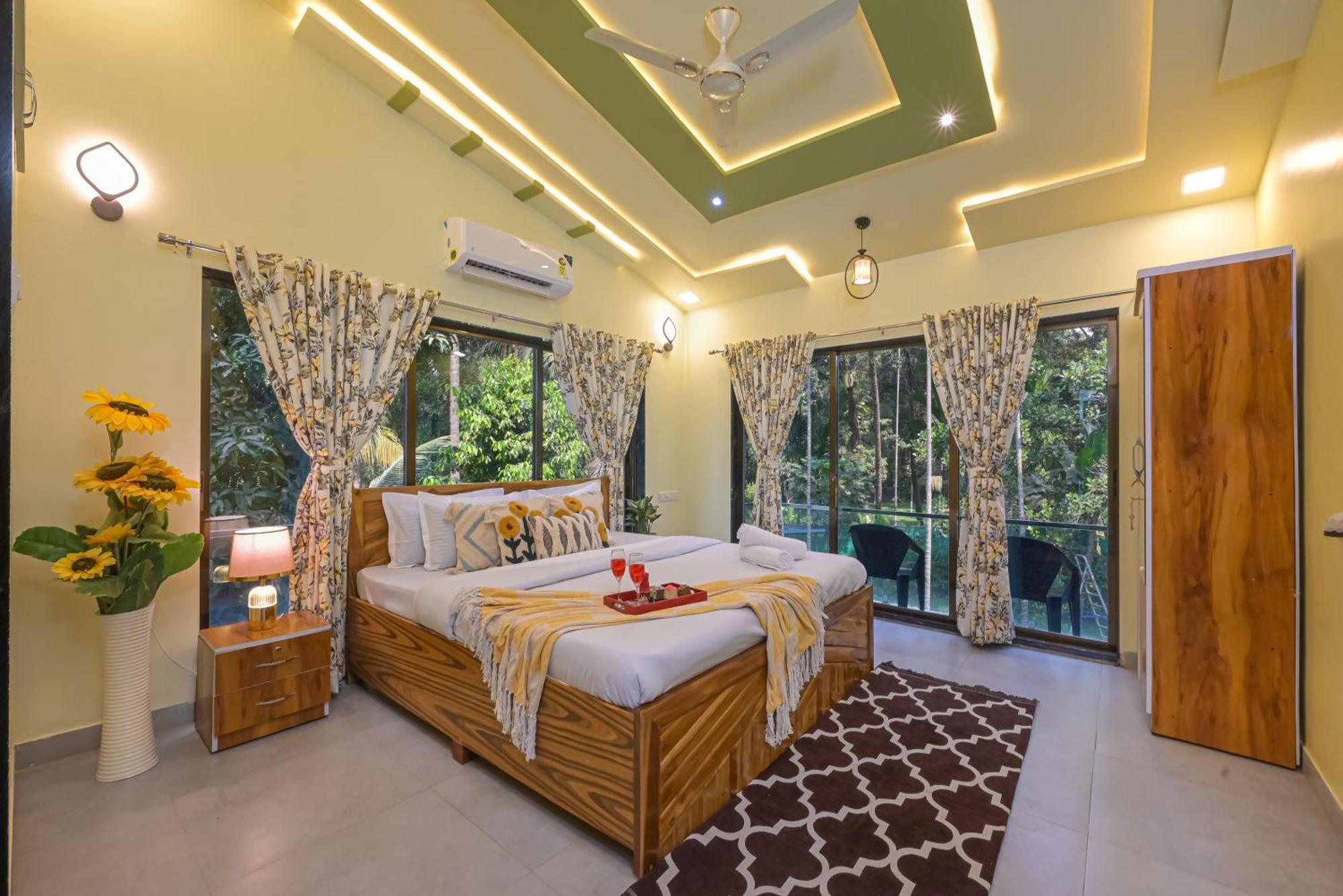 Seas The Day Luxurious 5Bhk Villa 2Min From Awas Beach With Huge Private Pool Алибаг Экстерьер фото