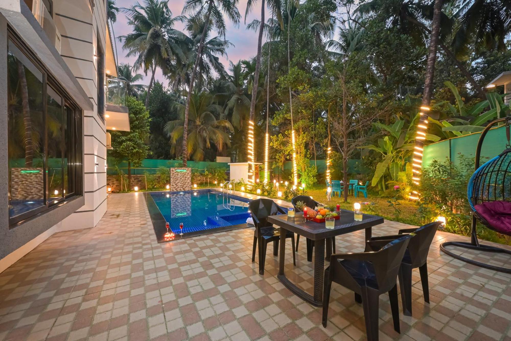 Seas The Day Luxurious 5Bhk Villa 2Min From Awas Beach With Huge Private Pool Алибаг Экстерьер фото