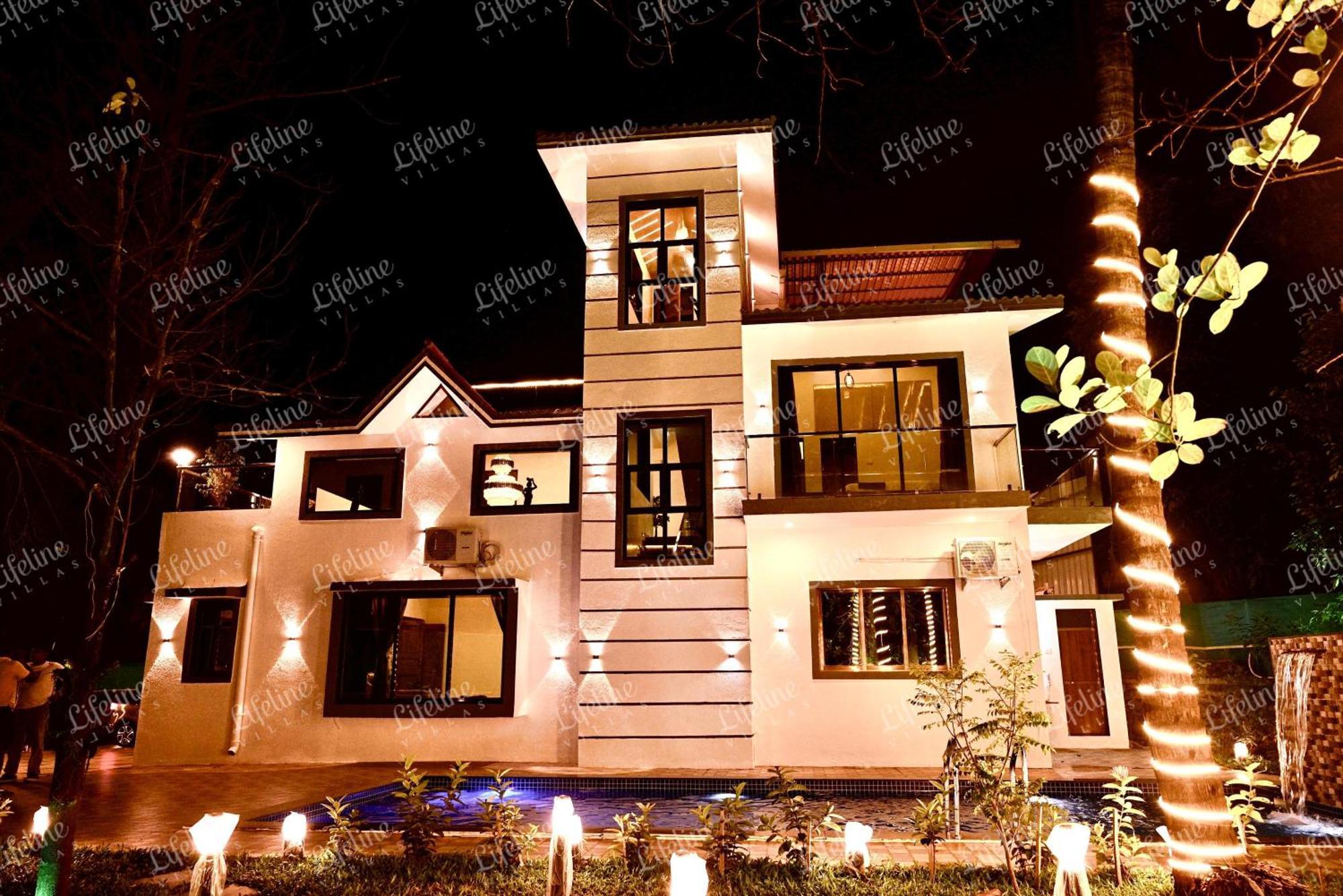 Seas The Day Luxurious 5Bhk Villa 2Min From Awas Beach With Huge Private Pool Алибаг Экстерьер фото